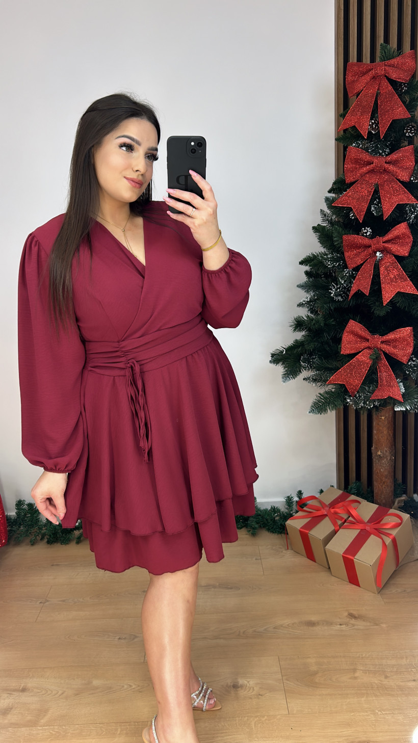 Sukienka Sela burgund