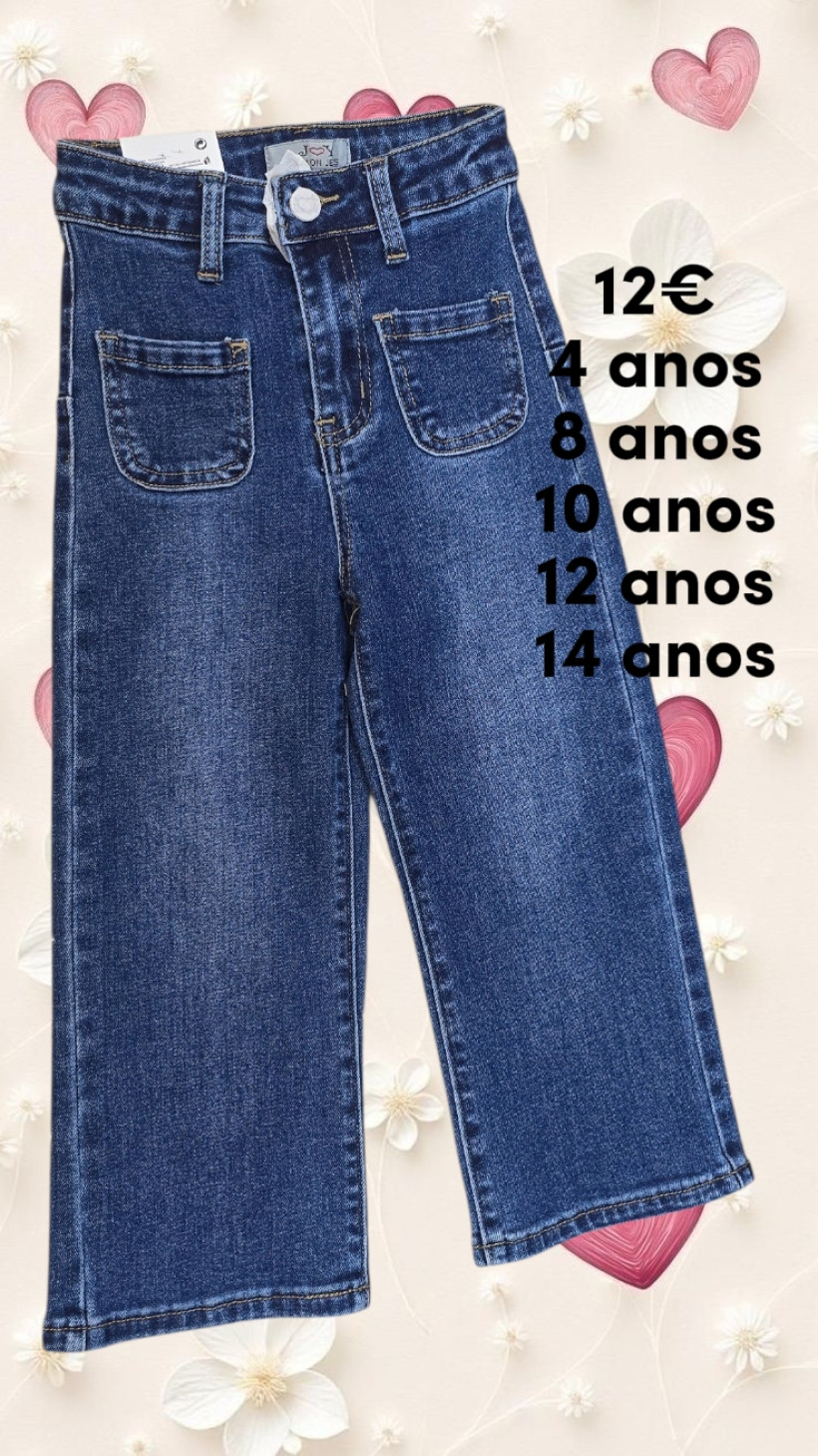 1074 CALÇA DE GANGA MENINA