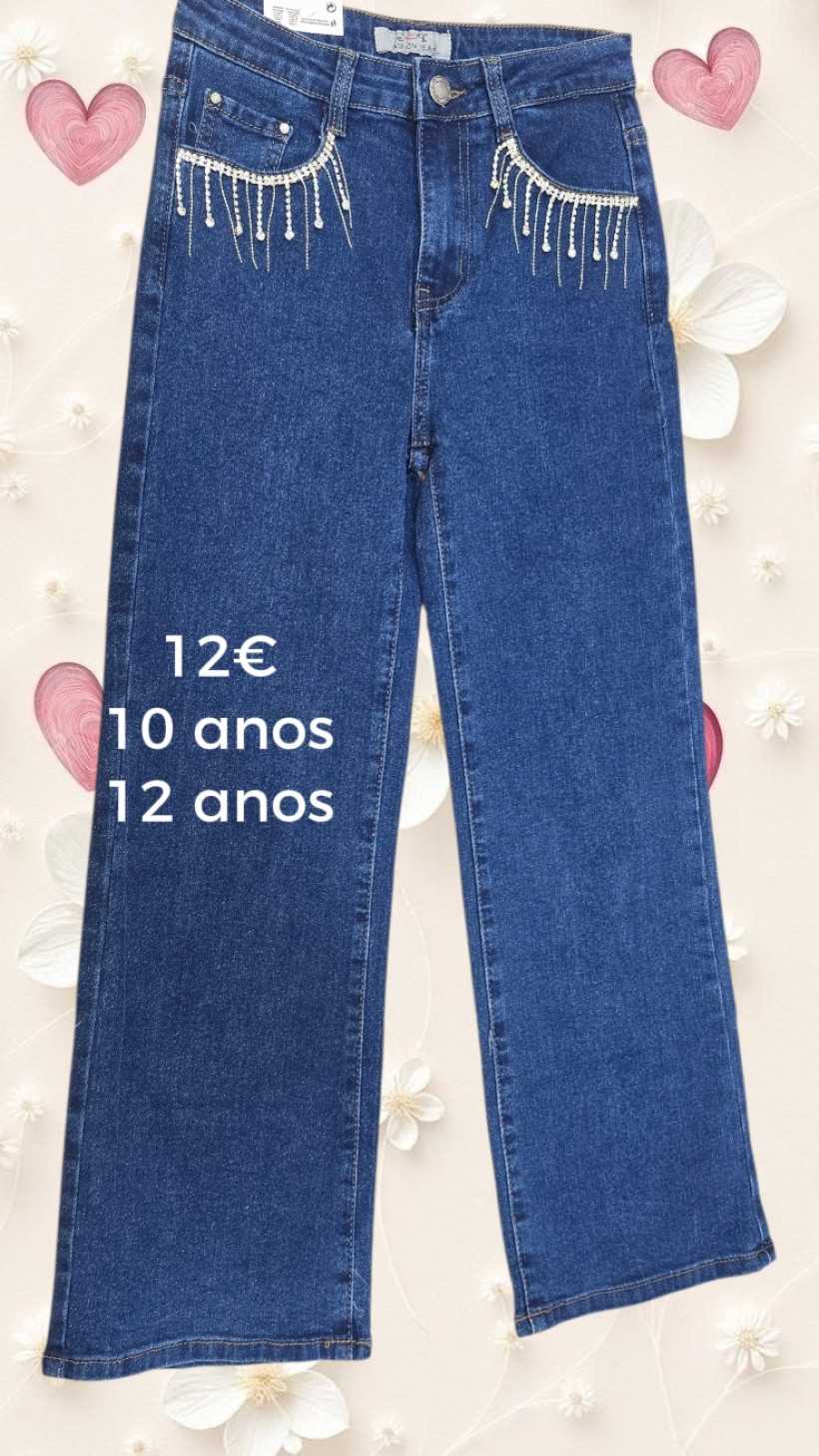 1073 CALÇA DE GANGA MENINA