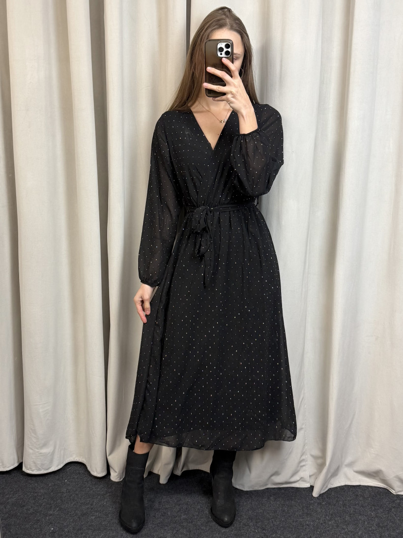 Sukienka długa diamenciki 