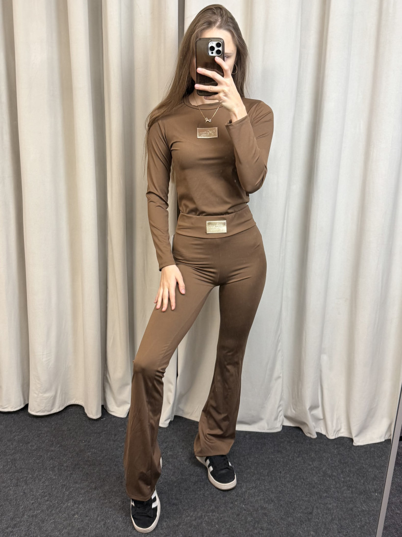 Komplet czekoladowy z dzwonami 