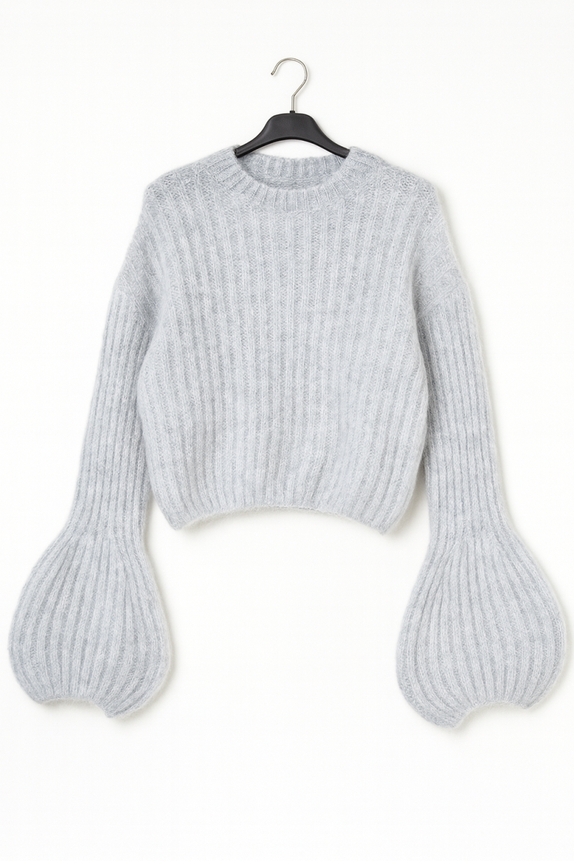 Sweter moher błękitny 1856