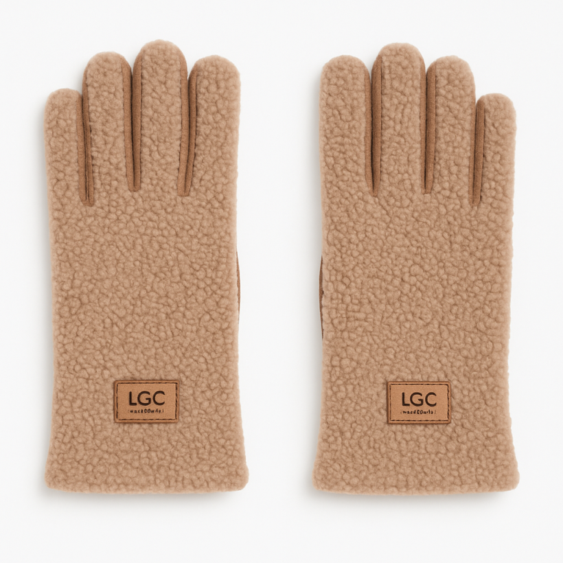 Rękawiczki baranek brąz 4989