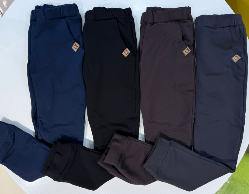 SPODNIE OCIEPLANE CZARNE MIMI 146-158