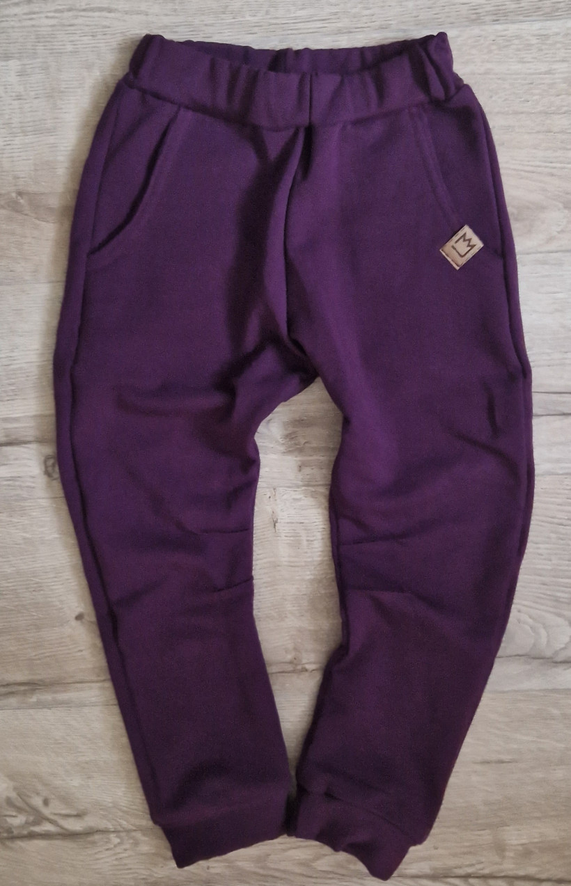 SPODNIE OCIEPLANE ŚLIWKA MIMI