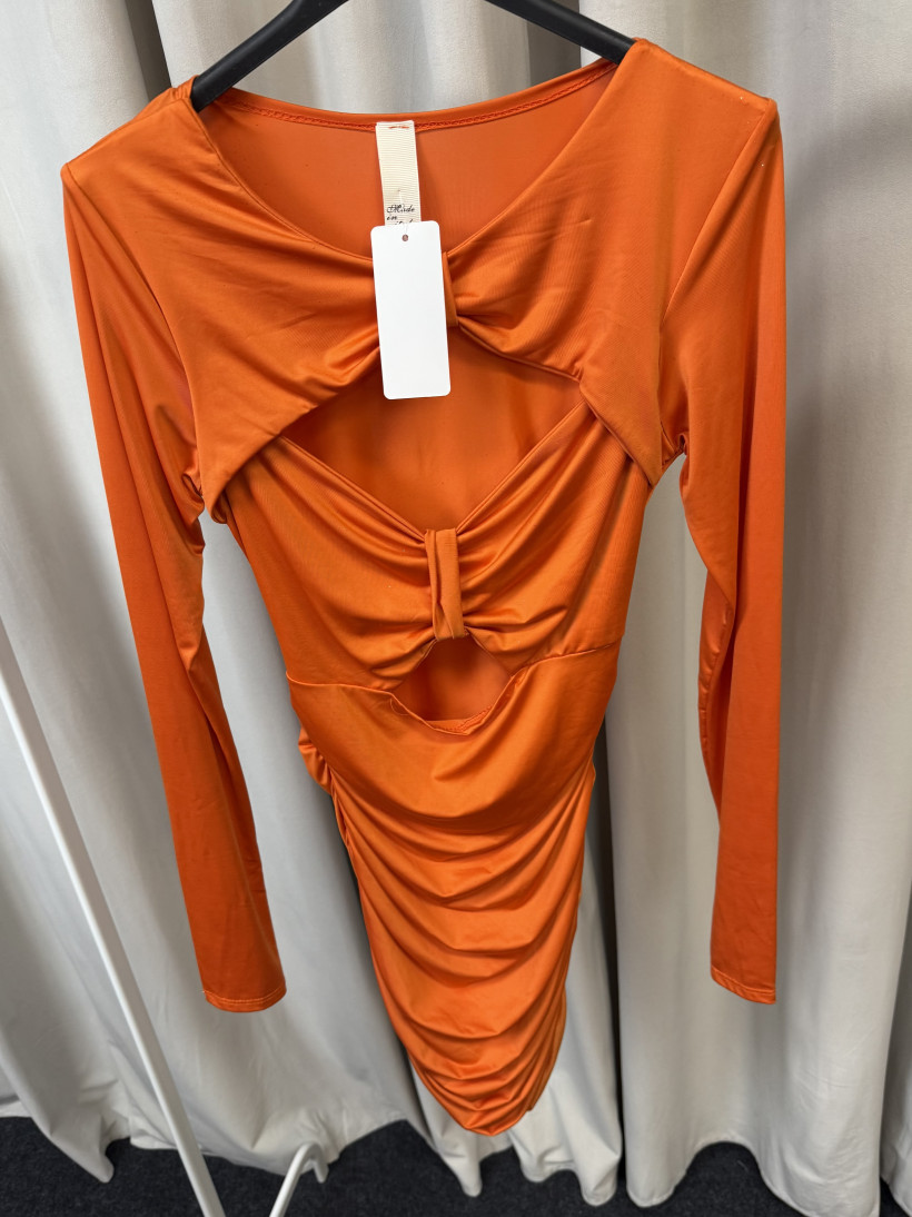 Sukienka pomarańczowa 