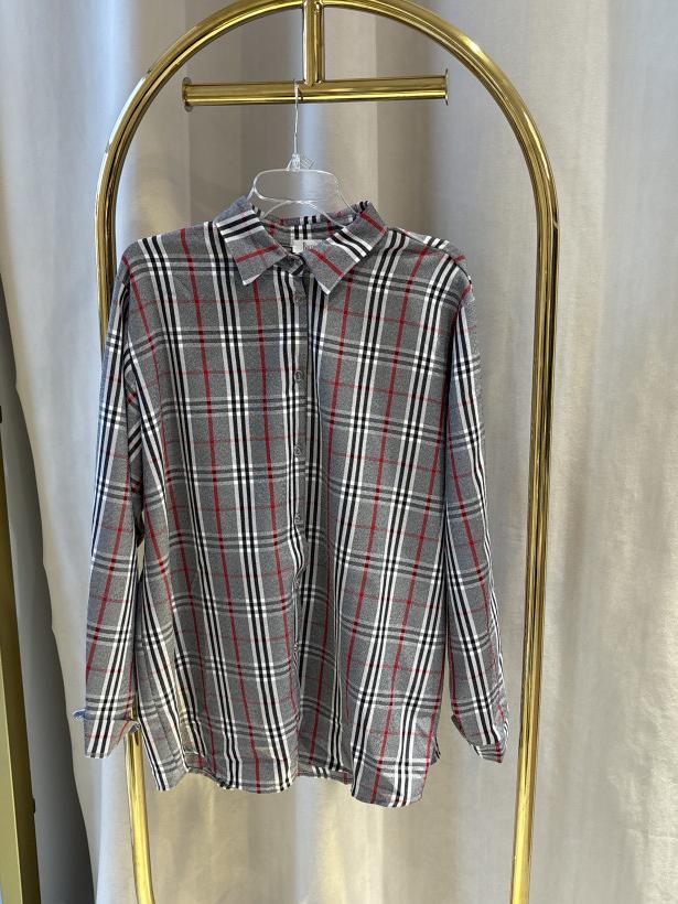 BOCCA KOSZULA SZARO CZERWONA