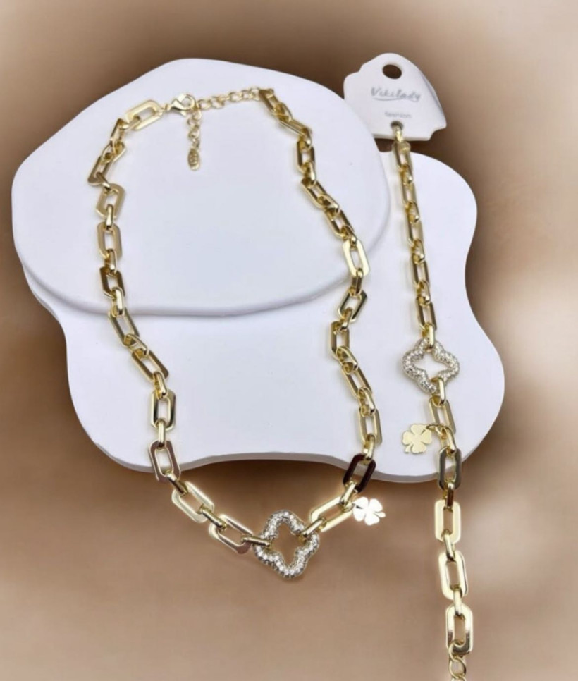 BRANSOLETKA BRUBA CYRKONIA KWIAT