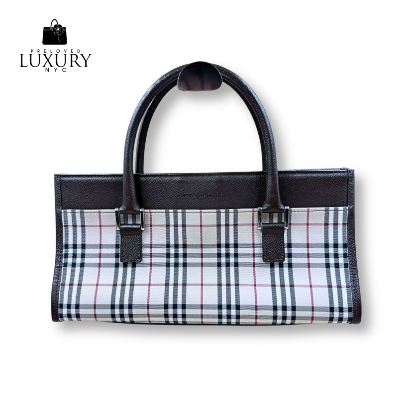 BURBERRY Nova Check Handbag