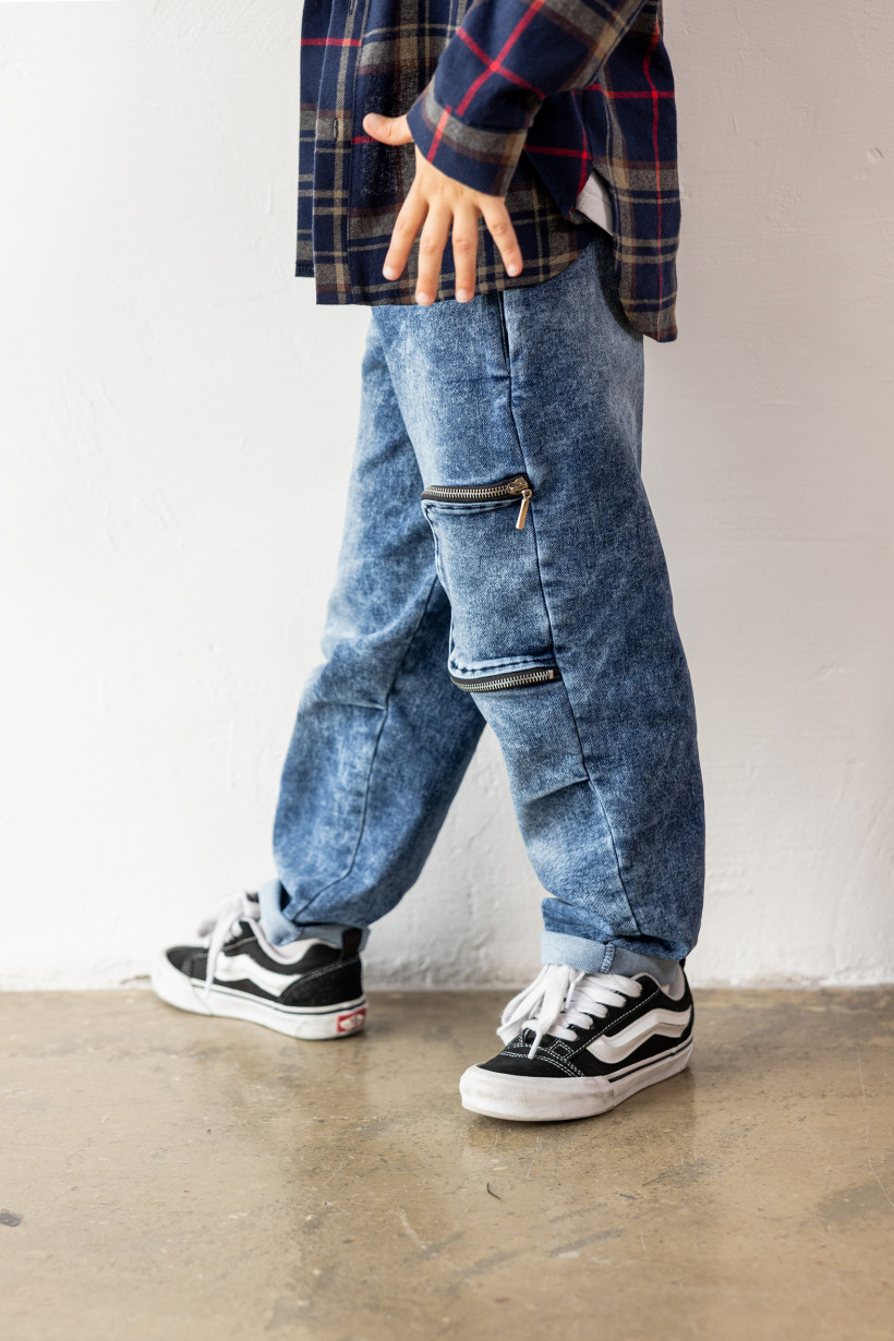 JEANSY NIEBIESKIE MASH MNIE