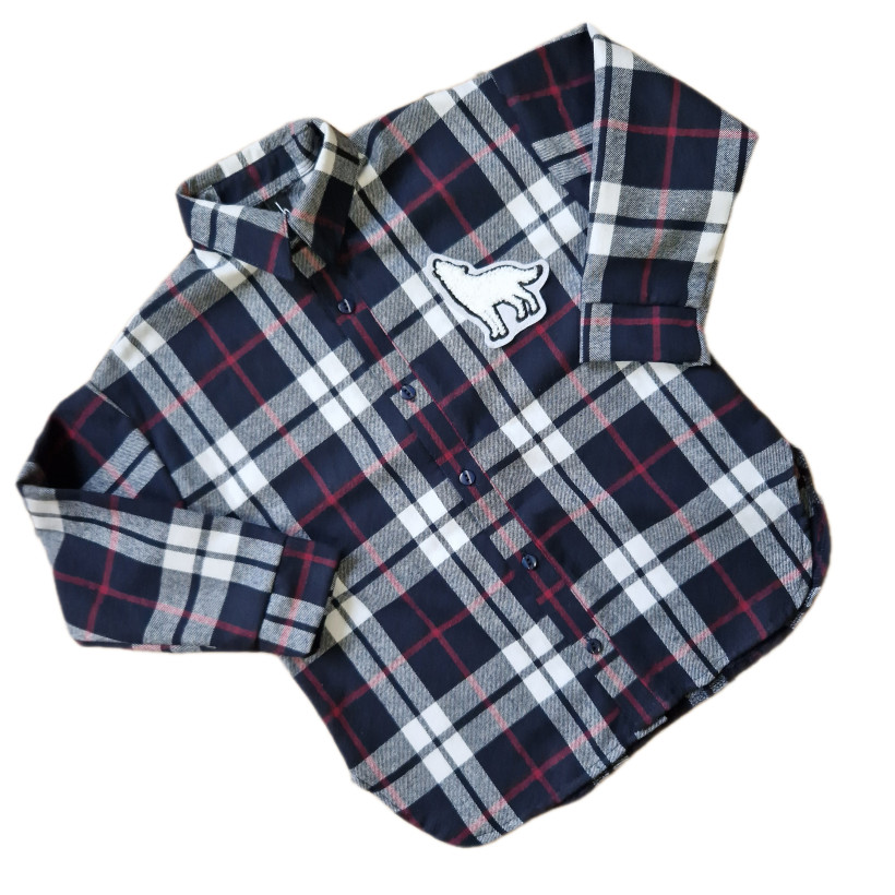 KOSZULA GRANATOWA KRATA MASH MNIE