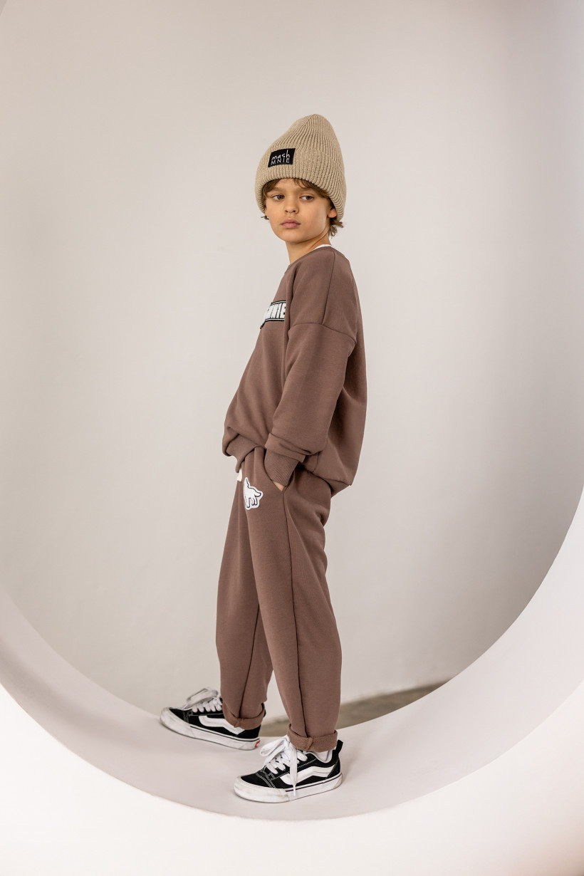 SPODNIE DRES TAUPE MASH MNIE