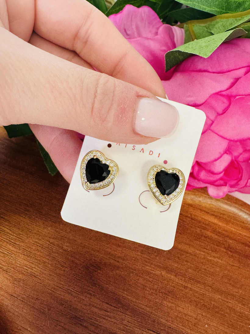 Kolczyki serca diamenciki 13705 P