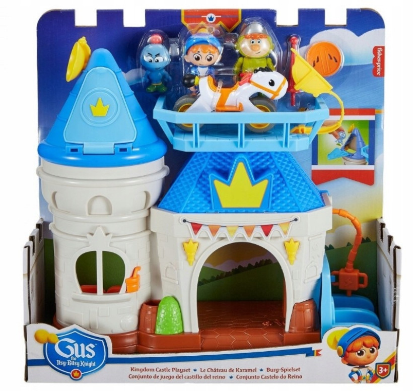 GUS Mały wielki rycerz Królewski ZAMEK HGK33 Fisher price koń