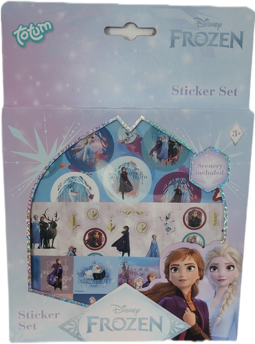 Zestaw naklejek kraina Lodu