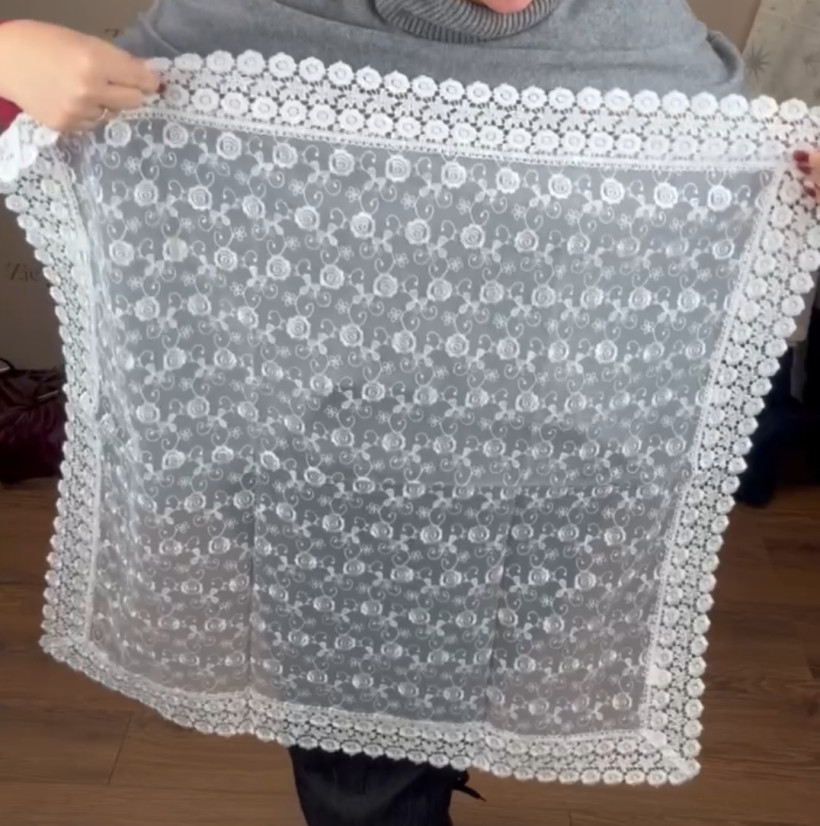 Bieżnik z gipiurą - kwadrat 85/85 - promocja