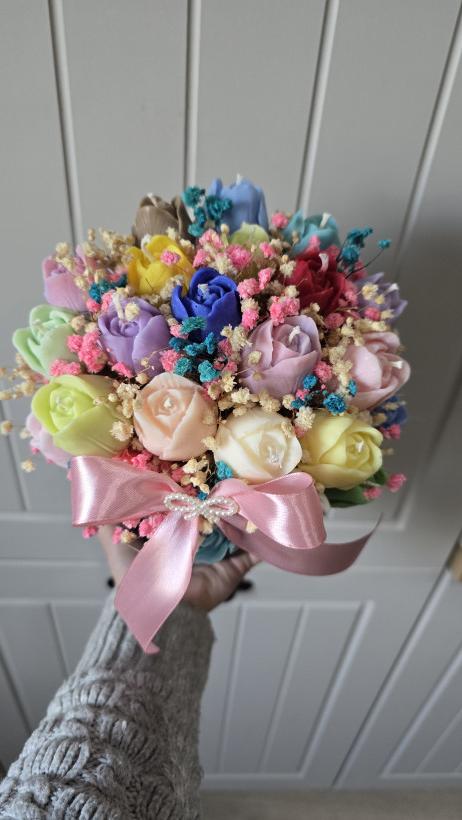 Box tulipany świece sojowe 