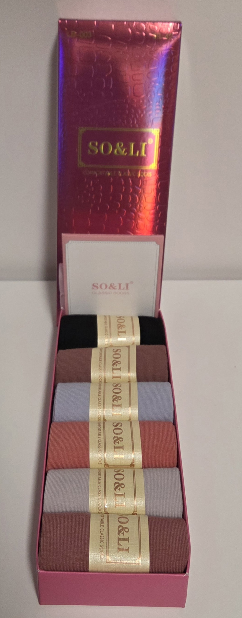 Zestaw 6par skarpet damskich pachnących