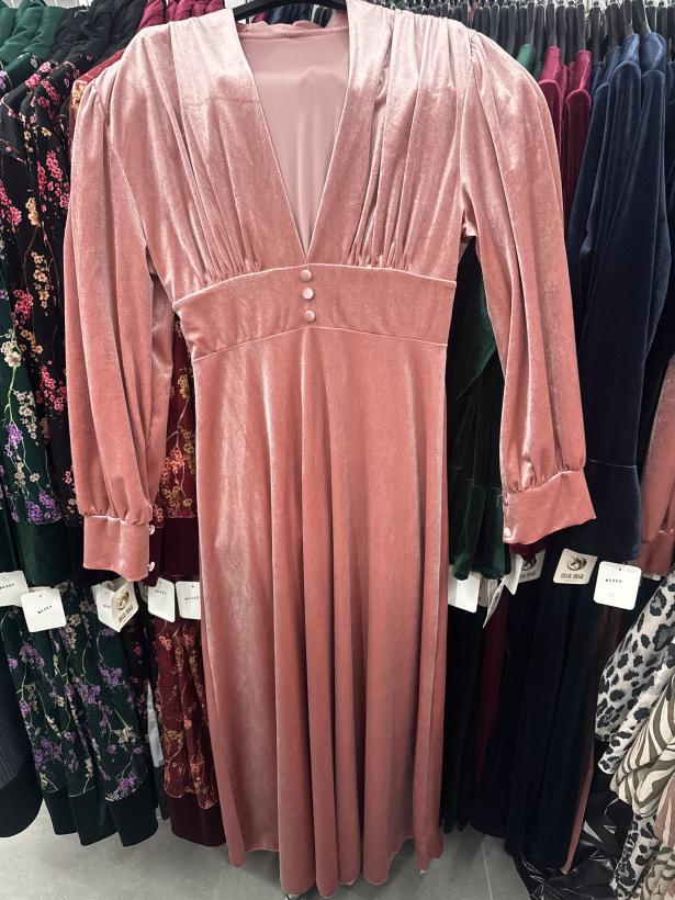 Vestido veludo fechado 927