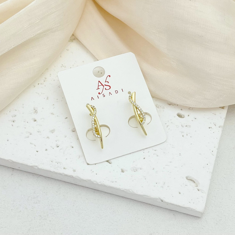 Kolczyki złote 13704 X