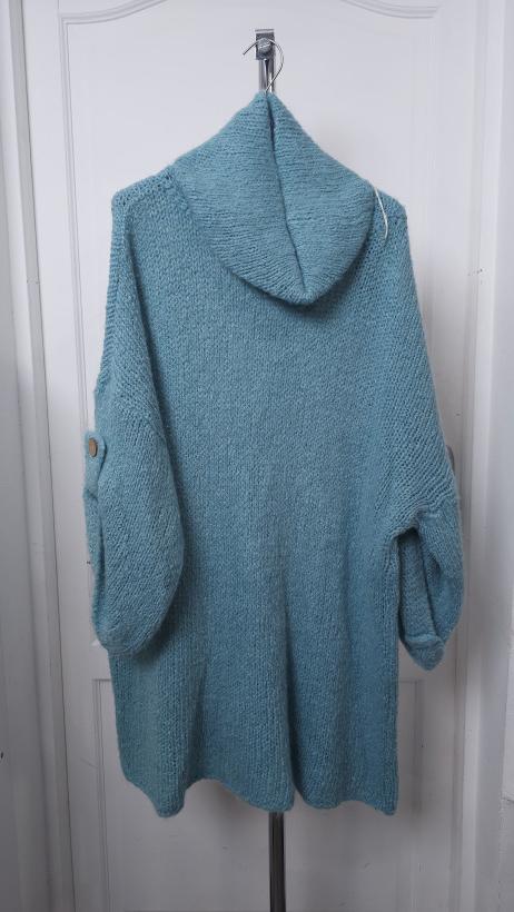 1 ARTICLE ACHETE, LE 2E A -50% Pull col roulé en grosse maille TU 36/48