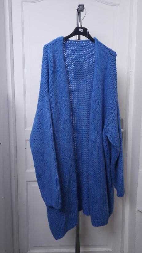 1 ARTICLE ACHETE, LE 2E A -50% Gilet long grosse maille TU 40/50