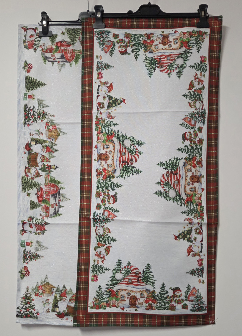 Bieżnik świąteczny skrzat