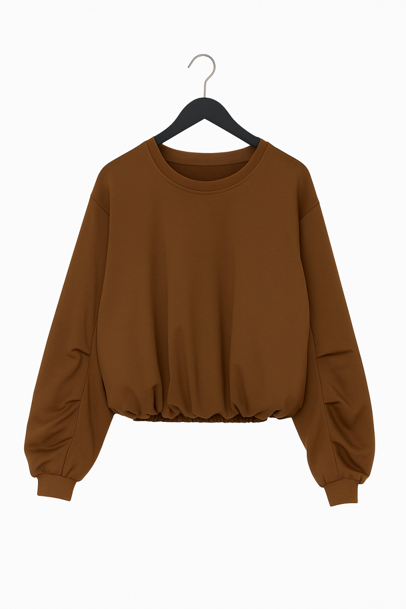 Bluza megi ciemny brąz 1869