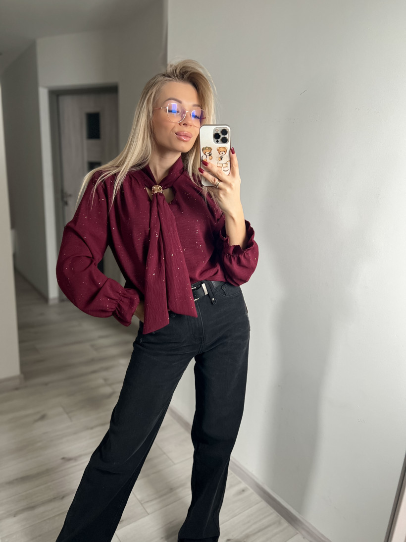 Bluzka błysk Krawat