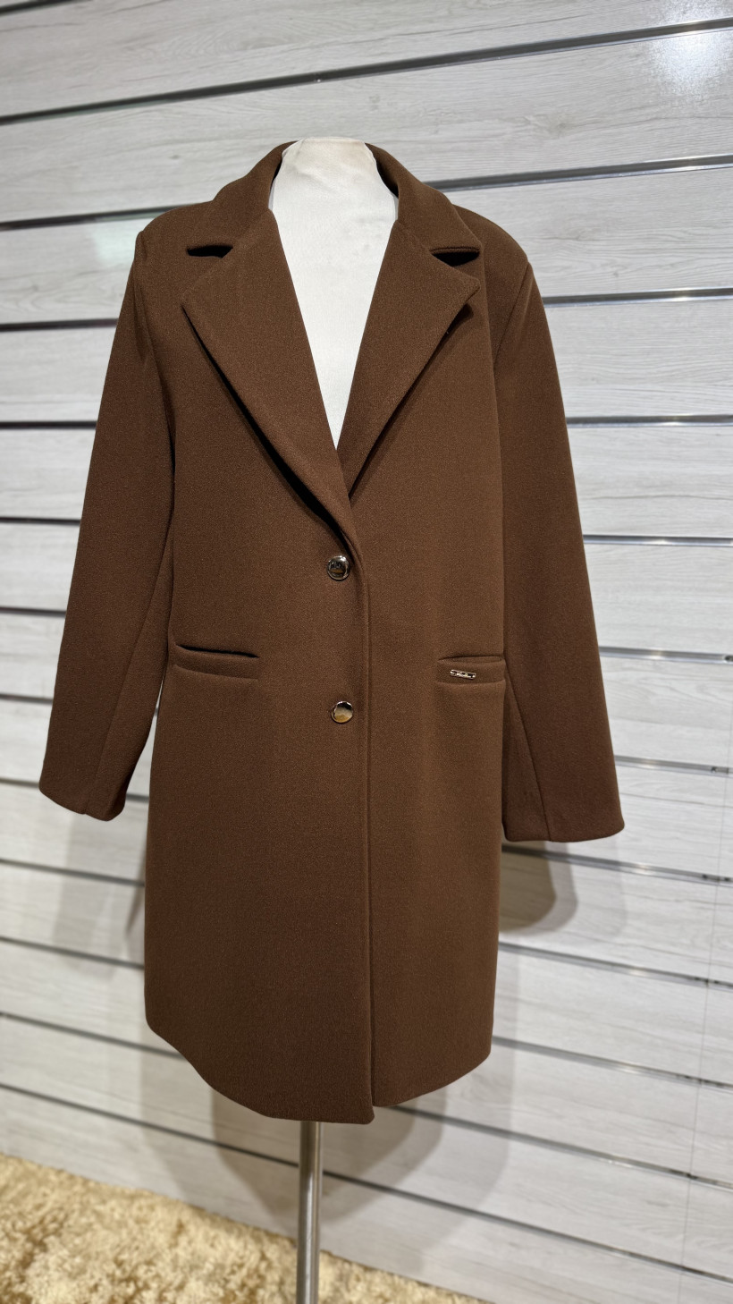 CASACO GOLA CLASSICA + BOLSOS