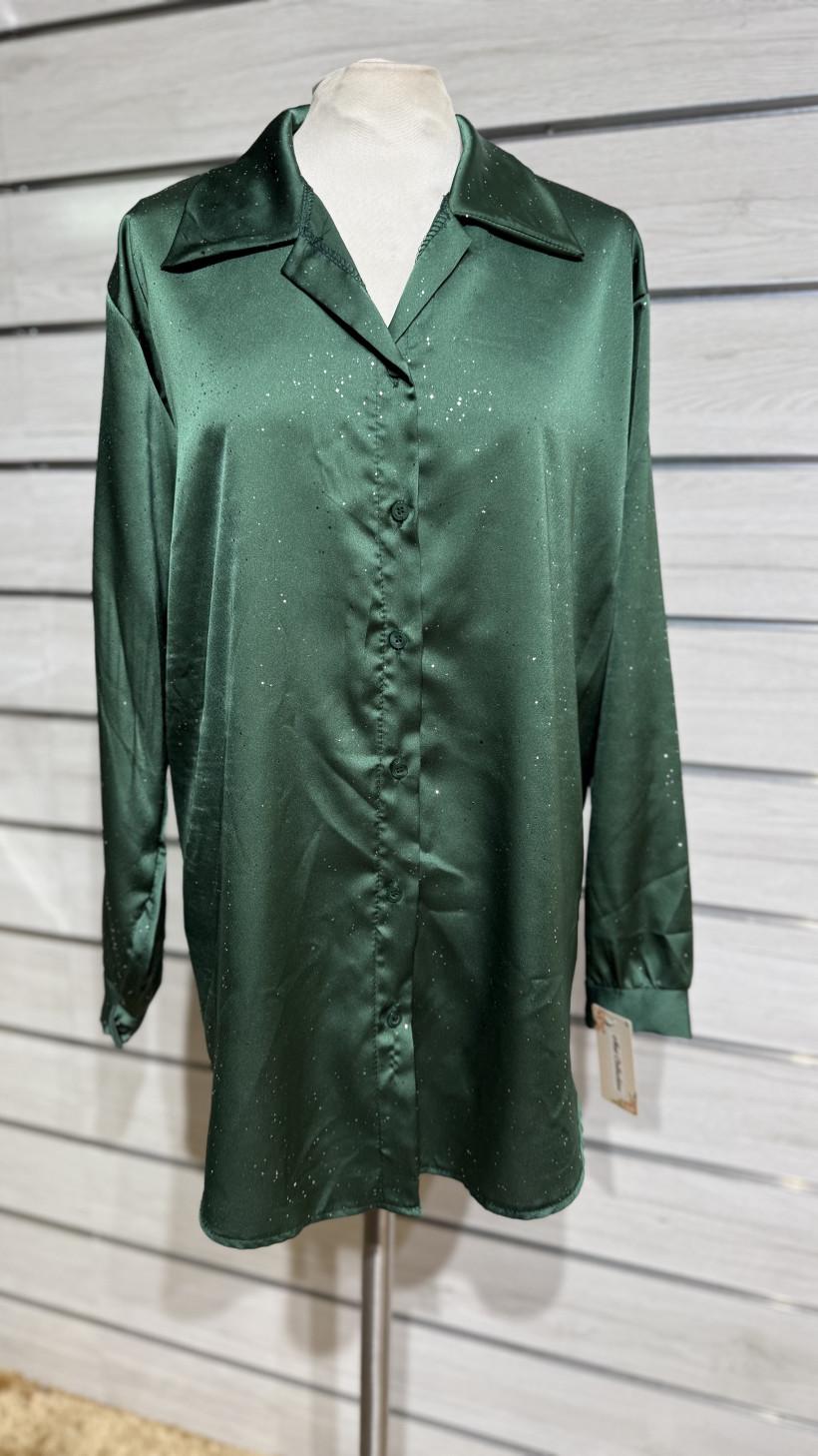 BLUSA CETIM BRILHANTES