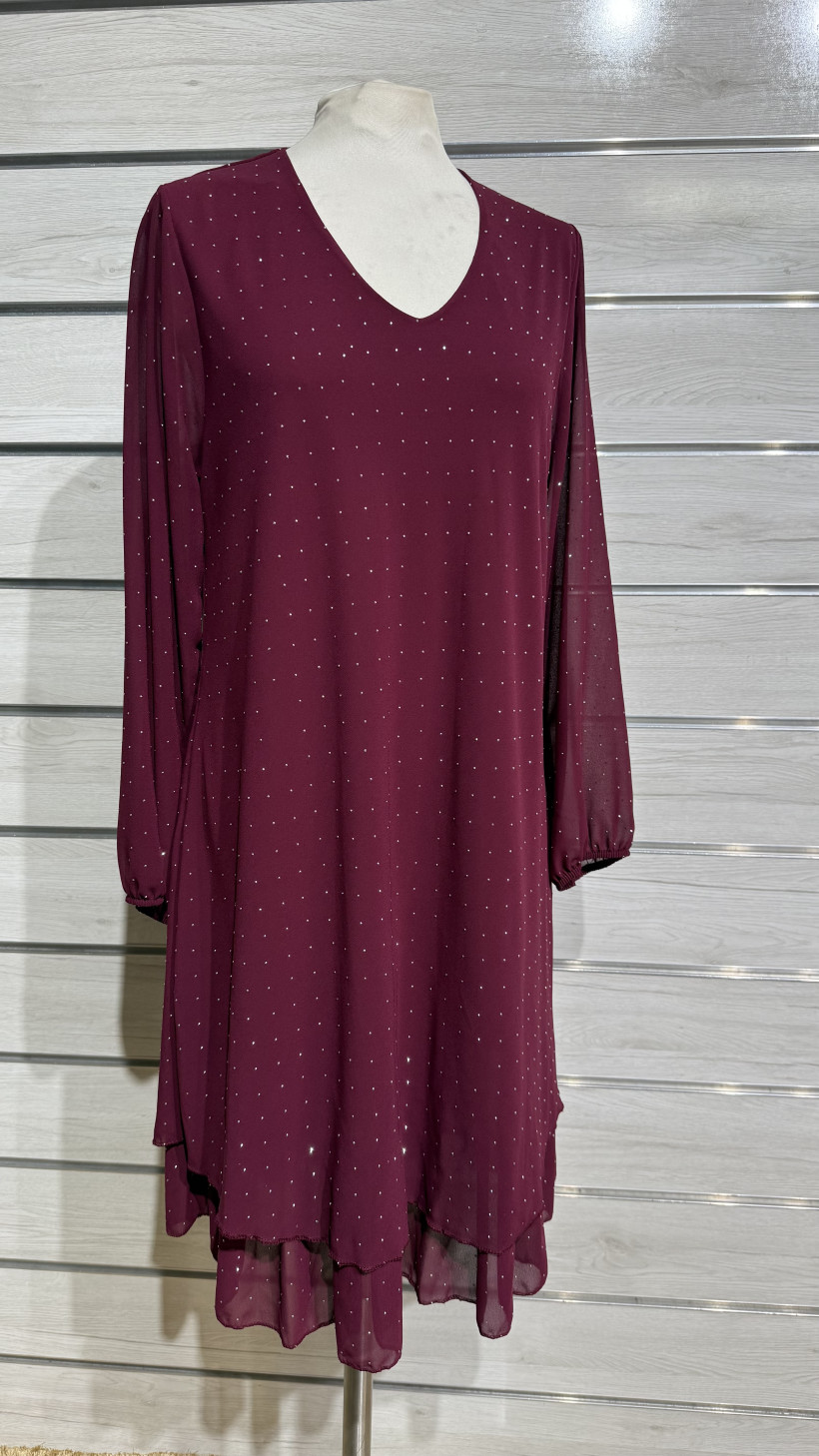 VESTIDO APLIQUE BRILHANTE