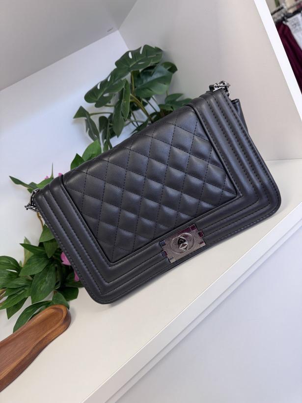 Torebka pikowana czarna 14086