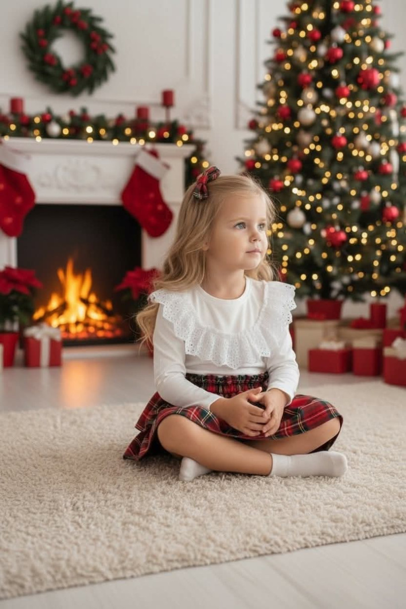 Bluzka biała V koronka Zula