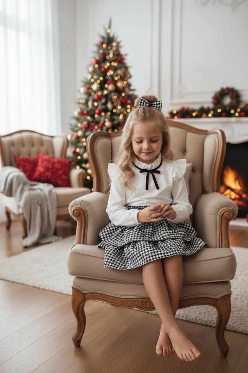 Bluzka biała z wstążeczką Zula