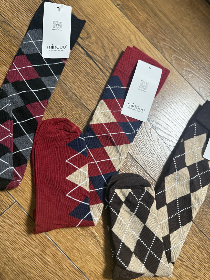 Skarpetki w  Romby Minouu