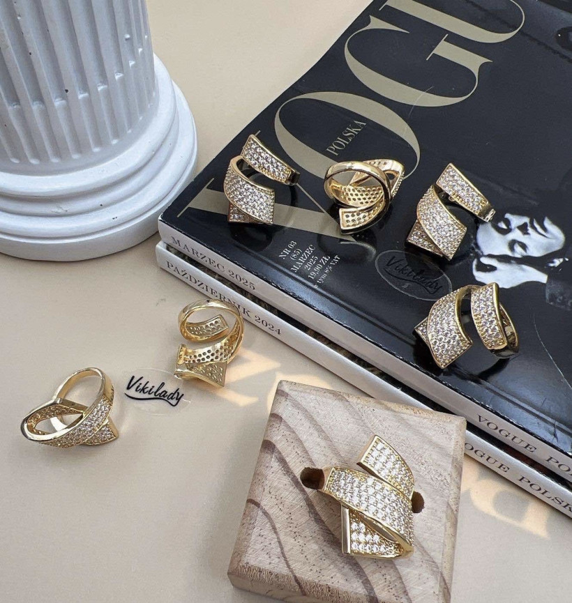 Pierścionek złoty 14098 L