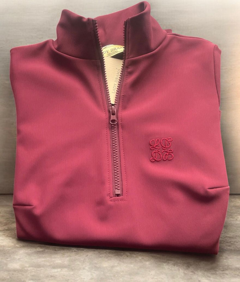 LONG PRĄŻEK YOGA HAFT BORDO LADY DRAMA