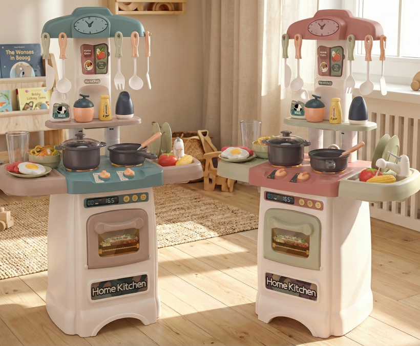 Drewniana kuchnia dla dzieci