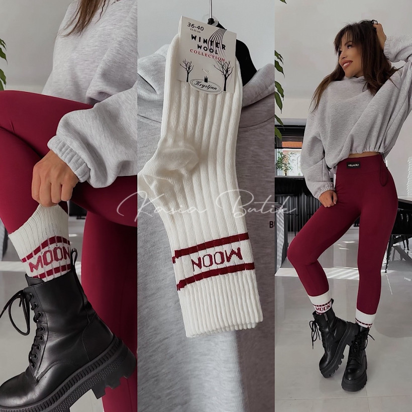 Skarpetki Dzianinowe Moon