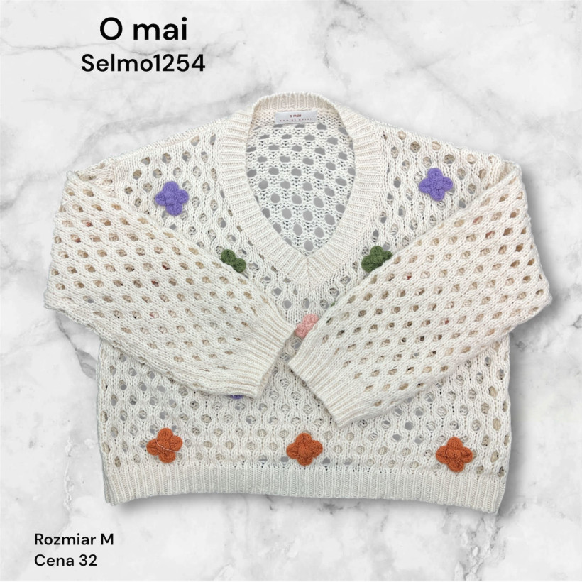 1254.Sweter O mai rozm.M