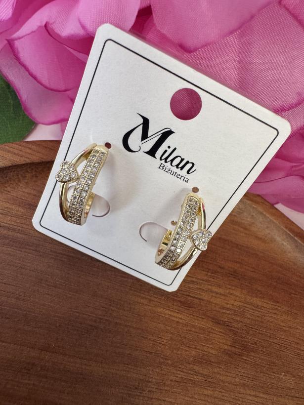 Kolczyki małe serduszko 14103 A