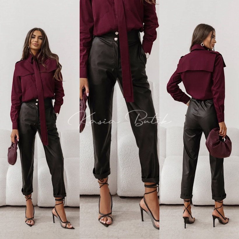 Spodnie Cygaretki Noah Czarne