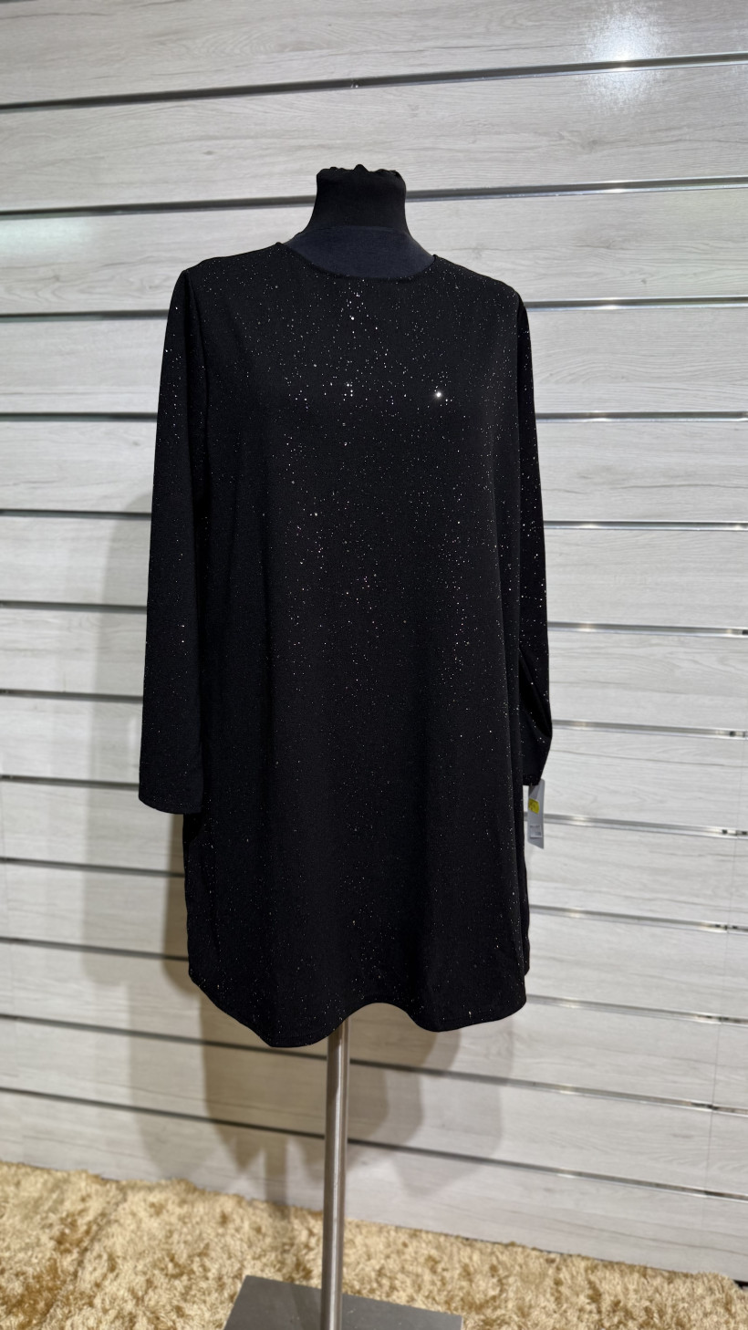 VESTIDO BRILHANTE LAÇO ATRAS