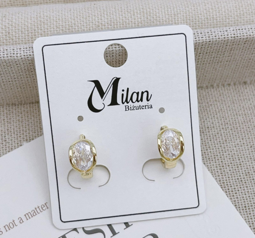 Kolczyki złote z oczkiem 13800 C