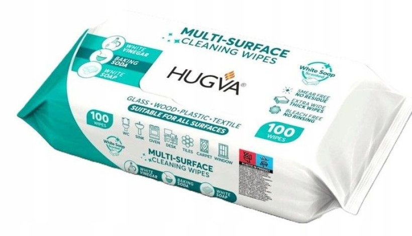 Hugva Chusteczki mokre duża paczka