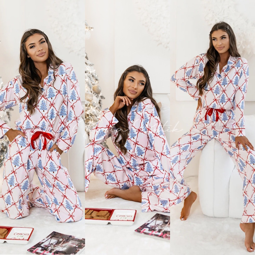 Piżamka Wiskozowa Tally Choineczki