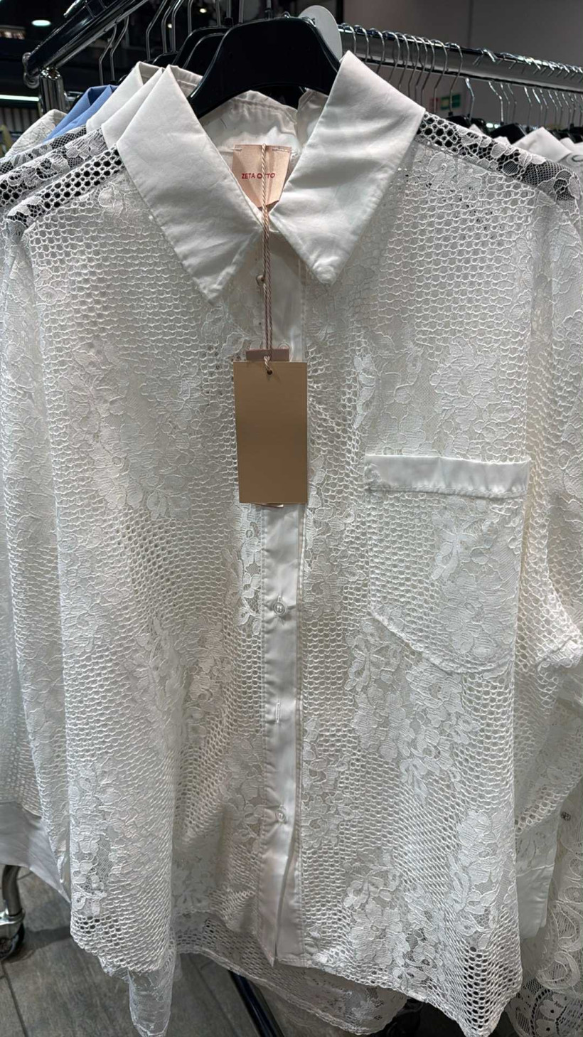 Italia nr 7 - Koszula biała z koronki - 19577