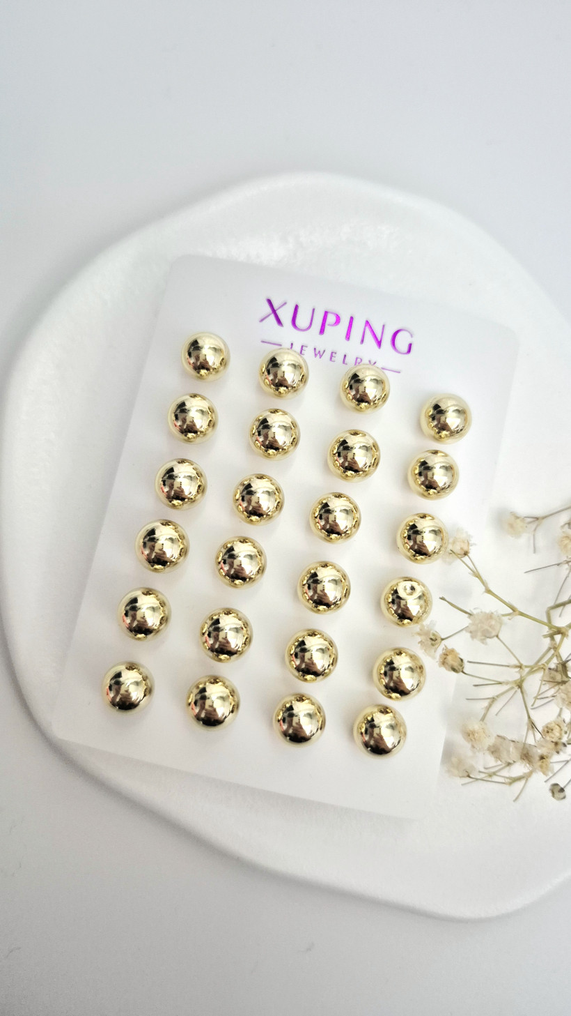 Kolczyki kulki złote