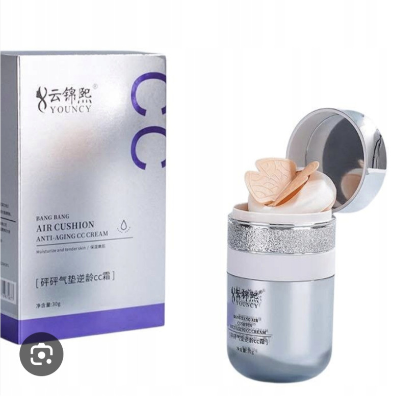 YOUNCY PLATYNOWY KREM CC SATYNOWA SKÓRA, IDEALNE KRYCIE